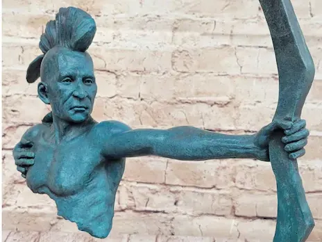 Native American Archer Statue