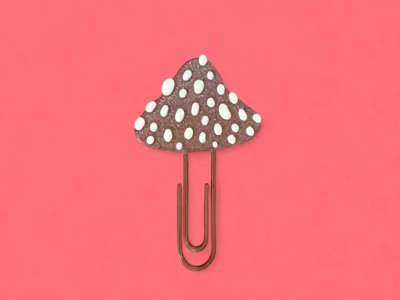 Mushroom Paper Clip