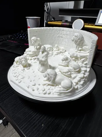 Escenografía en miniatura: Daniel in the Lions' Den Biblical 3D Diorama — vista de referencia 4