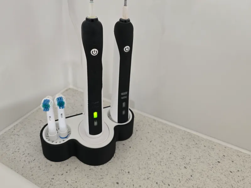 Oral B Toothbrush Double Charging Stand Holder