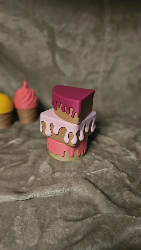 Drip Cake Container New and Improved Profile - Free 3D Print Model ...