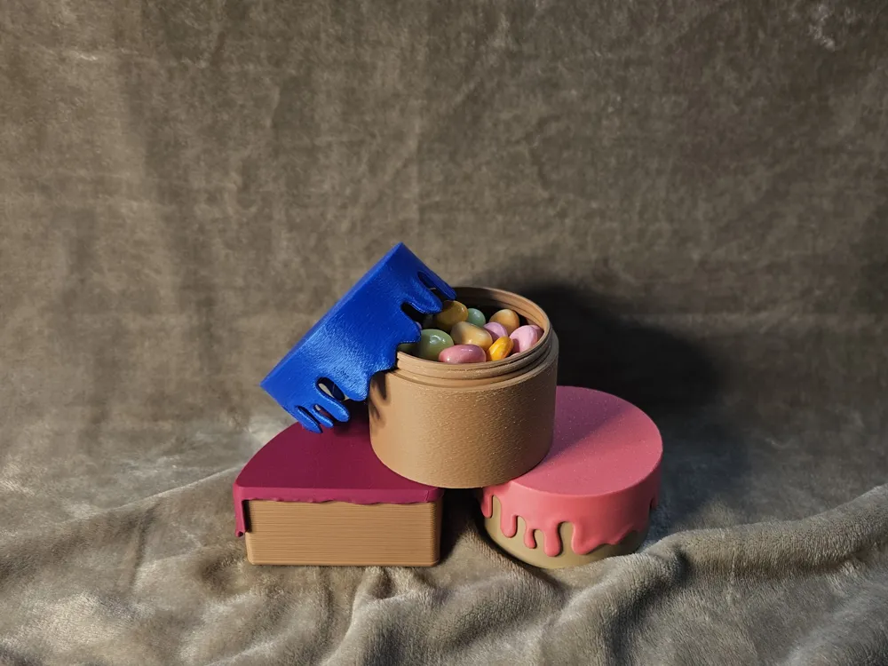 Drip Cake Container New and Improved Profile - Free 3D Print Model ...