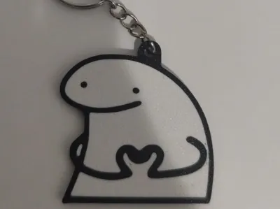 Romantic Keychain “Little Love Flork”
