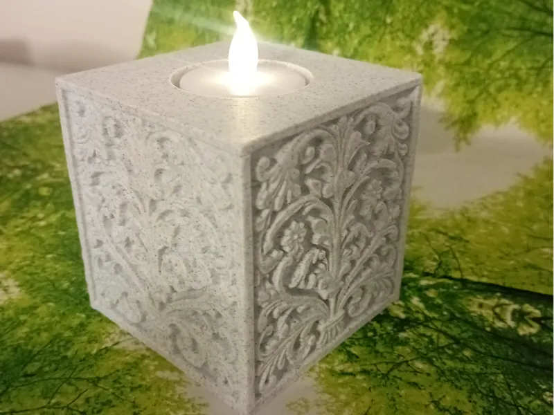 Relief Teelichthalter