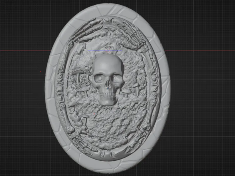 Halloween Skull Wall Art