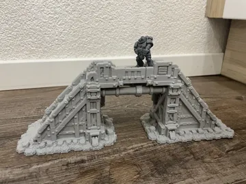 Escenografía en miniatura: Industrial Bridge – Sci‑Fi Brücke für 28–32 mm — vista de referencia 5