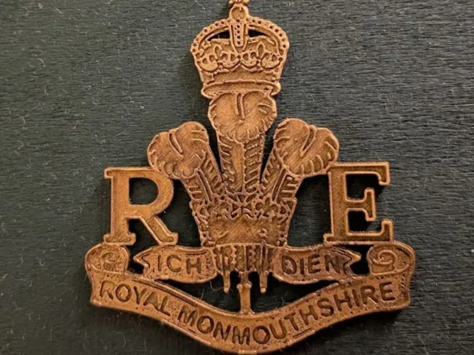 Royal Monmouthshire Royal Engineers Cap Badge