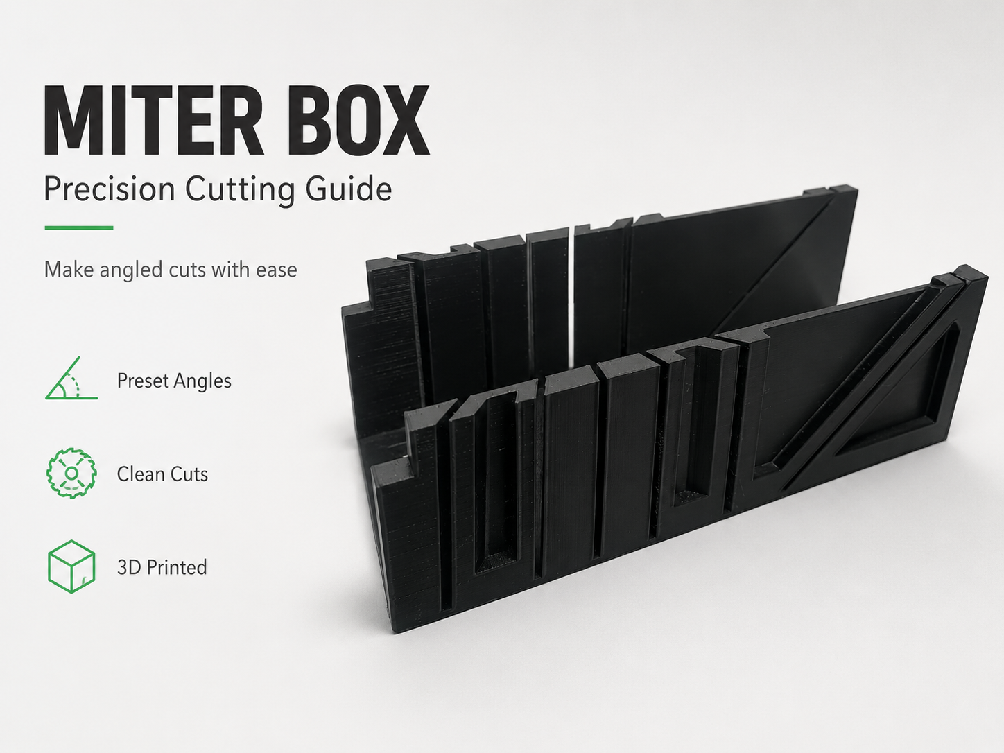 Miter Box – Precision Cutting Guide