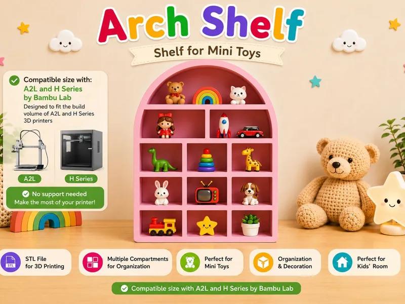 Arch Shelf – 12 Compartments - A2L/ H2S/H2D/H2C