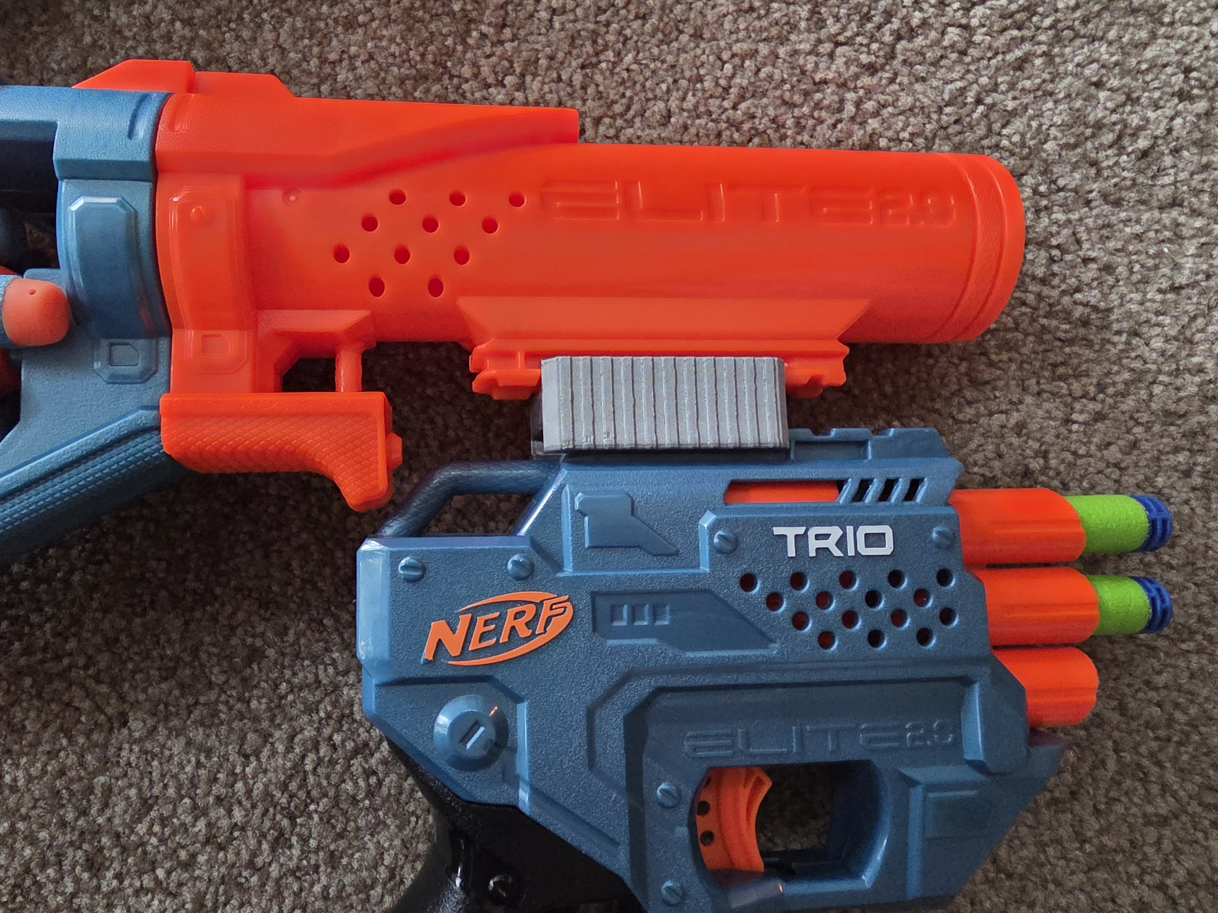 Nerf Gun on Nerf Gun Mount - 1
