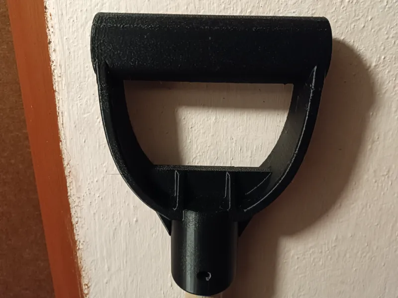 Massive snow shovel handle