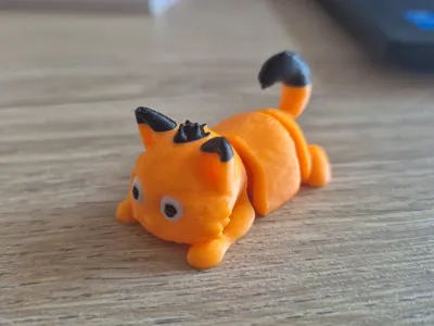 Flexi Cute Cat – Adorable Articulated Laying Cat
