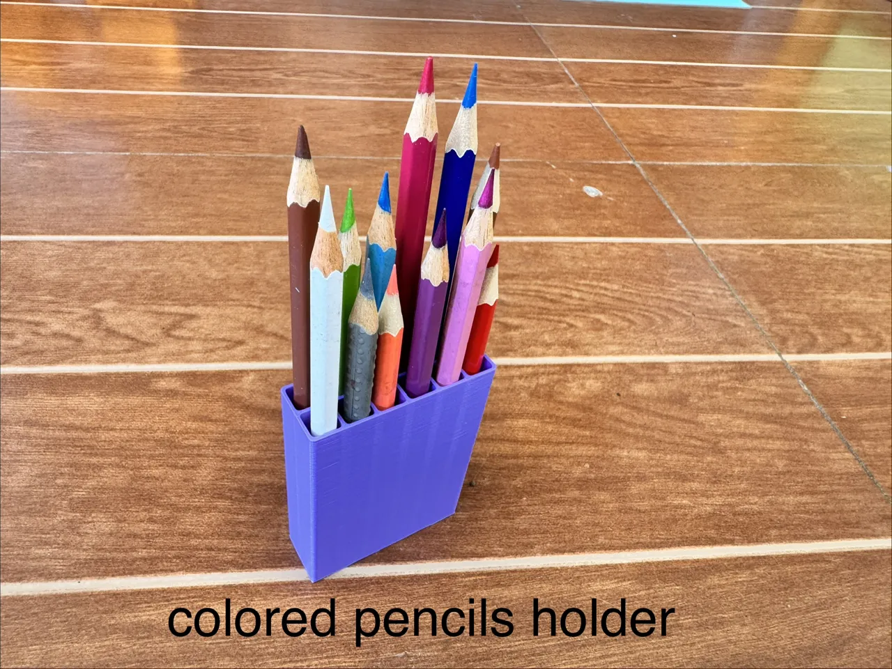 Colored Pencils holder view 2