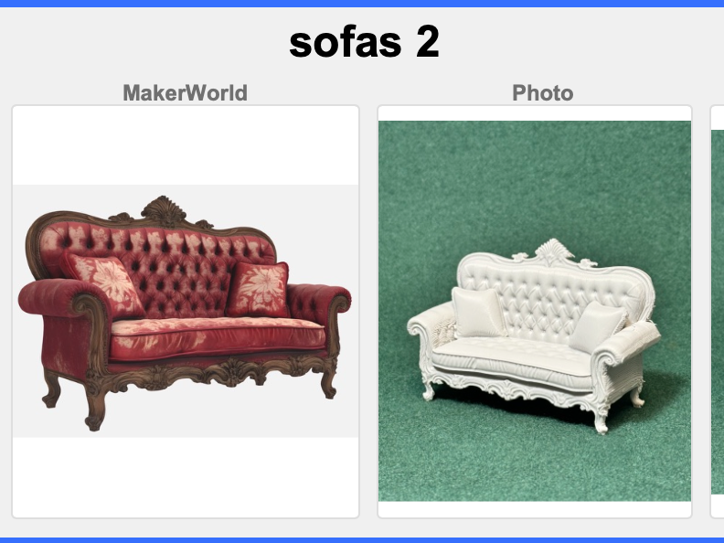 RPG • Dollhouse • Mini: Victorian Era sofas 2