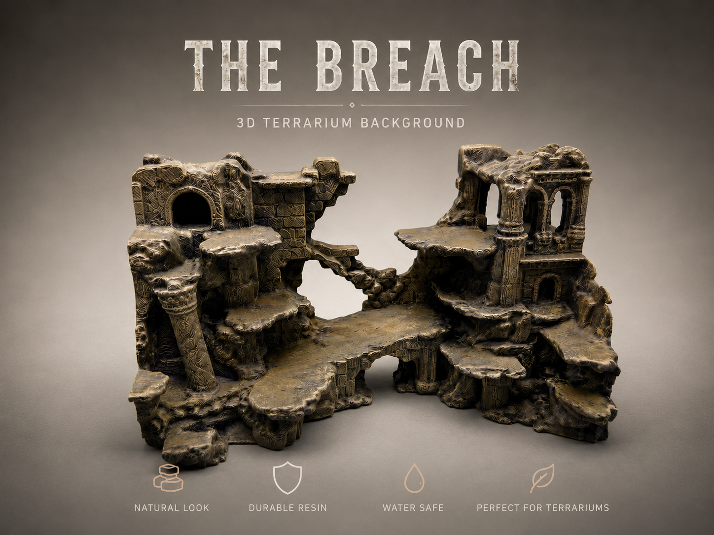 3D-Rückwand - The  Breach