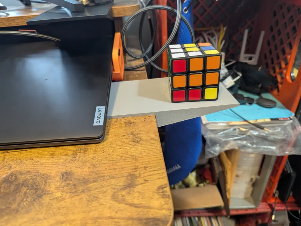 Desk Overhang / Curved Monitor Stand Overhang by beanotj - MakerWorld