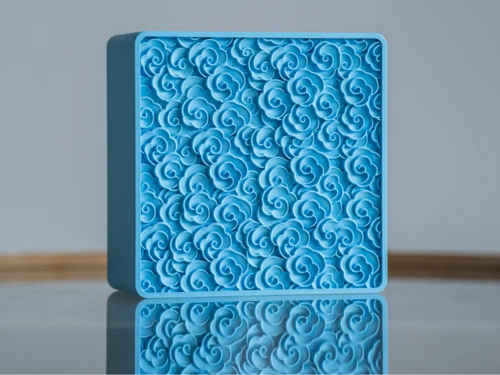 Modelo para impresión 3D: 祥云方形礼盒. Referencia del modelo original.