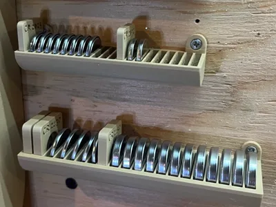 Coin Battery Holder - Wall Mounted