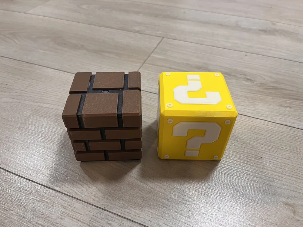 Brick Block Box [SUPER MARIO] - Free 3D Print Model - MakerWorld