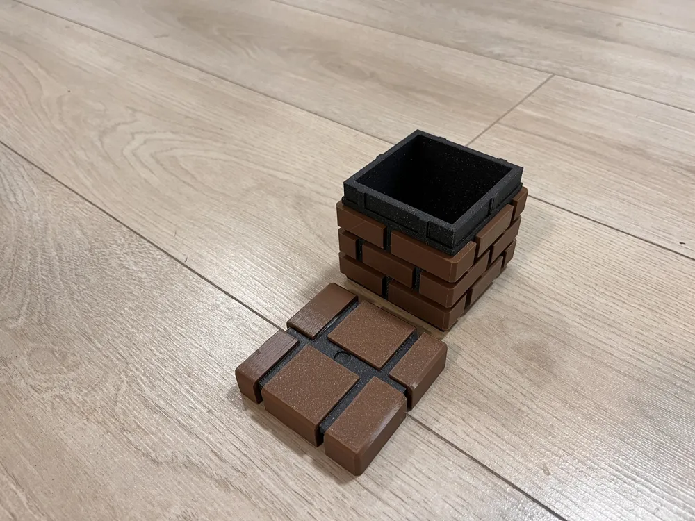 Brick Block Box [SUPER MARIO] by Joker 3D MakerWorld: Download Free 3D ...