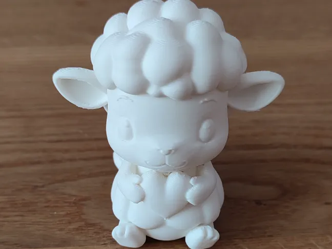 Schaf mit Herz - Figur - Schäfchen - Tierfigur