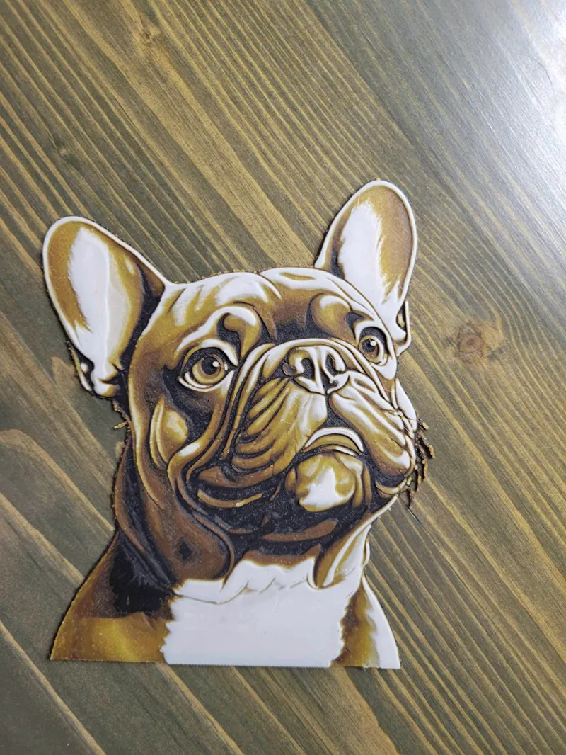 French Bulldog Hueforge