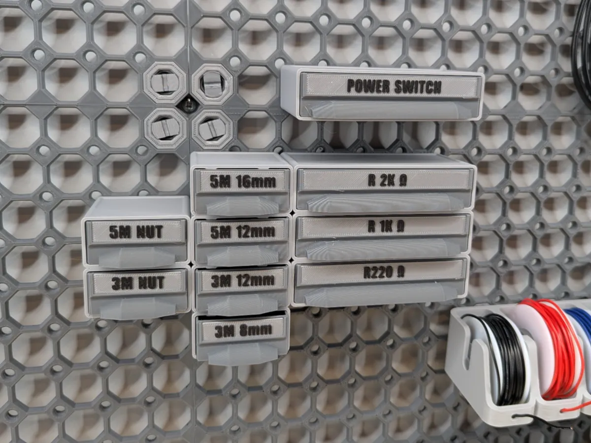 Modular small part drawer for Multiboard - Free 3D Print Model - MakerWorld
