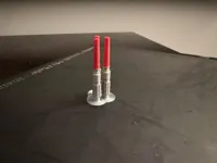 0.16mm layer - 3 Lightsabers, one blade colour. 