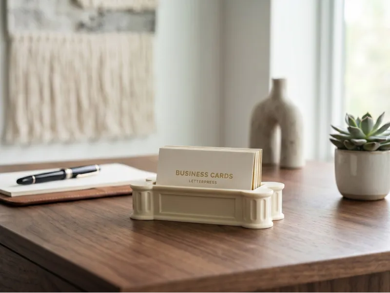 "The Greek" Business Card Holder