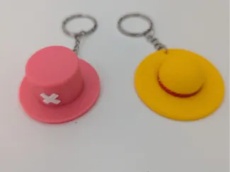 One Piece Collection: Hat Keychain