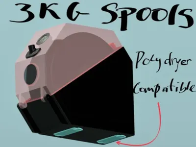 3KG Drybox spool storage compatible with polydryer