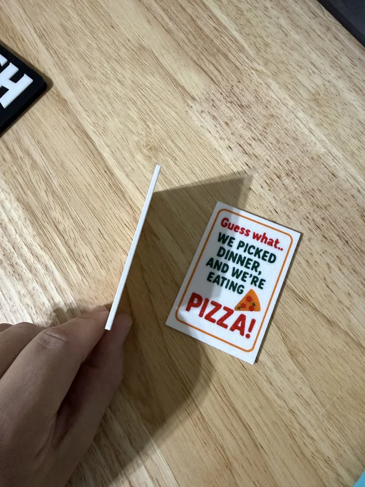 Elf on the Shelf Pizza Sign - Free 3D Print Model - MakerWorld