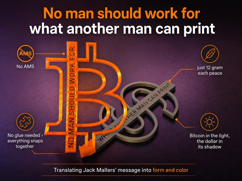 Shadow of Bitcoin - Artwork (Jack Mallers quote)