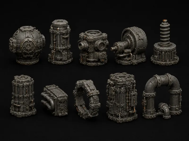 scifi power or engine room scatter and greeble