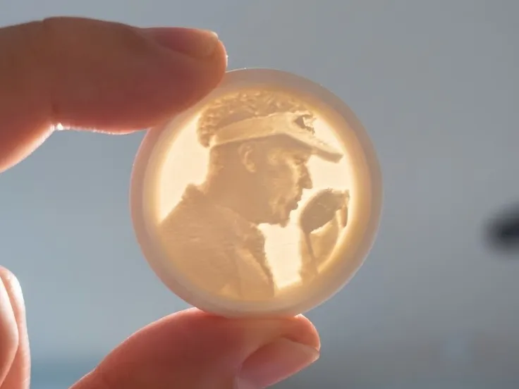 Golf Ball Marker Lithophane The Hawk Will Ferrell