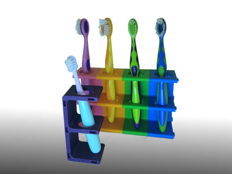 Modular Kids toothbrush holder.