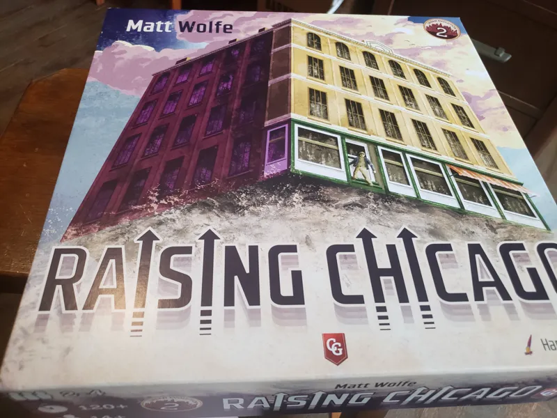 Raising Chicago Boardgame Insert