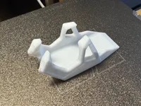 Double sided tape mount