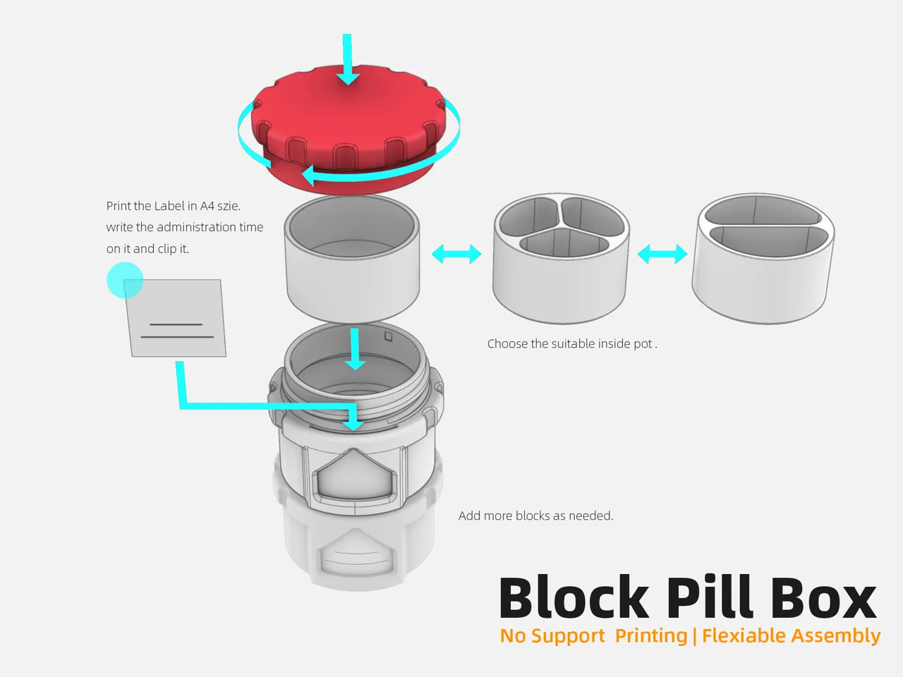 Block Pill Box view 2