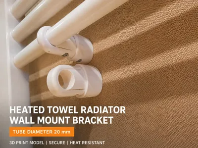 Radiator wall mount