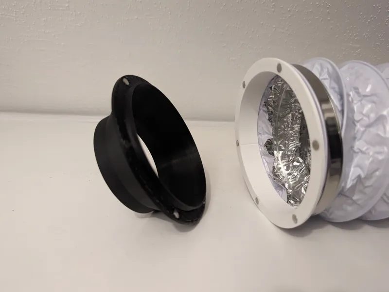 Hose Adapter | 76mm to 100mm | 3inch to 4inch | Magnetic Connector| Duct Coupler