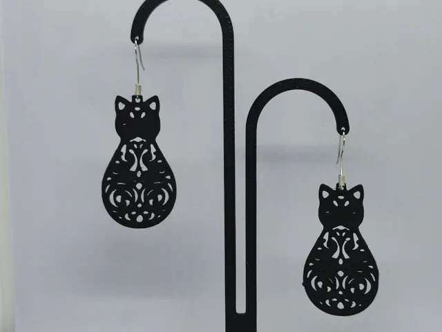 Aretes Gato Filigrana