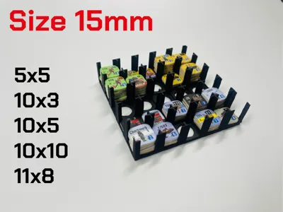 15mm Counters tray token organize holder