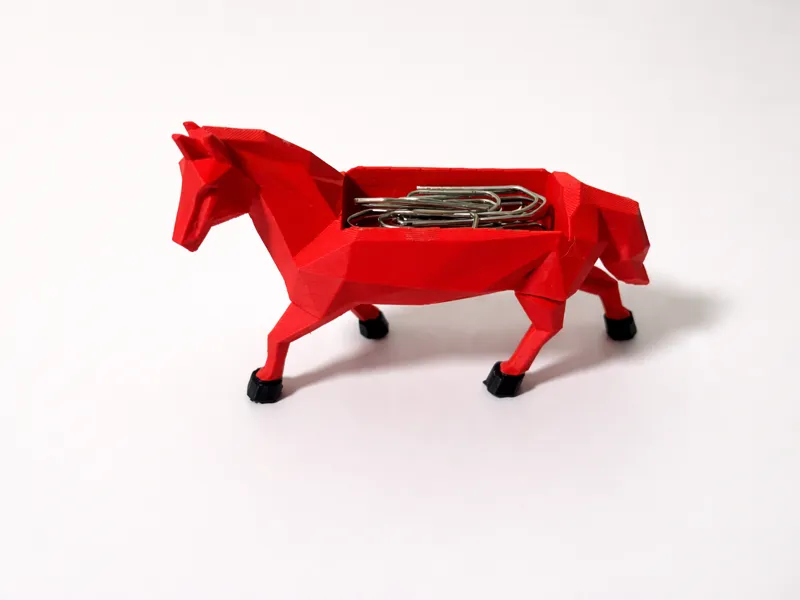 Paper Clip Horse