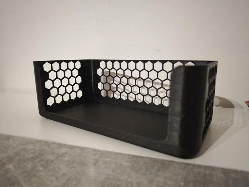 Basket with hexagon pattern 250x130x90mm