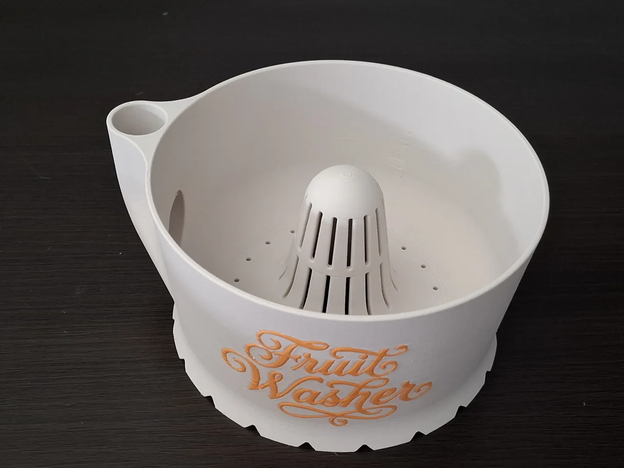 NEW, fruit washer with relief, without supports view 3