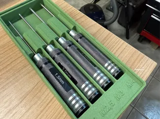 Gridfinity Holder for Hex Screwdriver Set