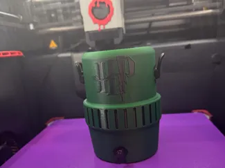 Harry-potter igloo style koozie