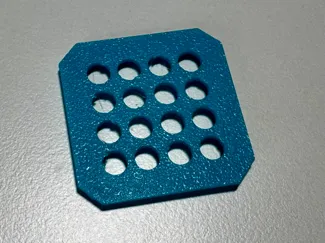 Multibin Top - 1x1 - 16 x 6mm diameter holes