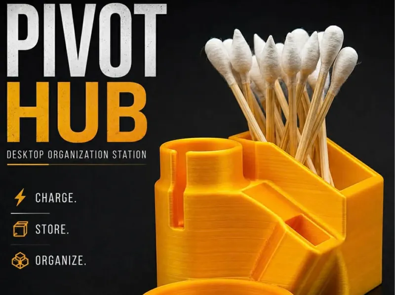 Pivot Hub - Desktop Organization Station